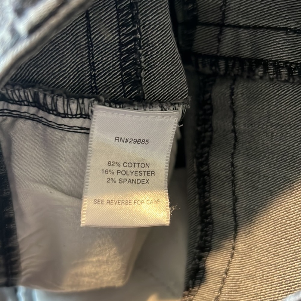 Pendleton Black/Dark Gray Cotton Blend Skinny Jea… - image 8